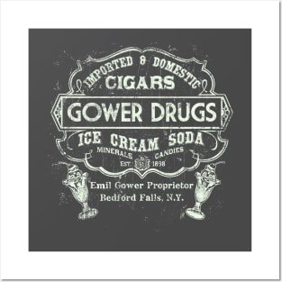 Gower Drugs - Bedford Falls Posters and Art